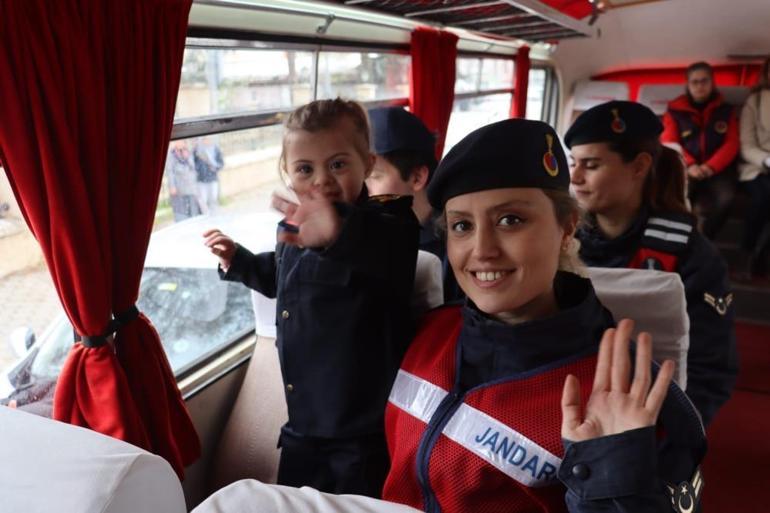 Tokatta jandarma ekipleri down sendromlu çocuklarla etkinlikler yaptı