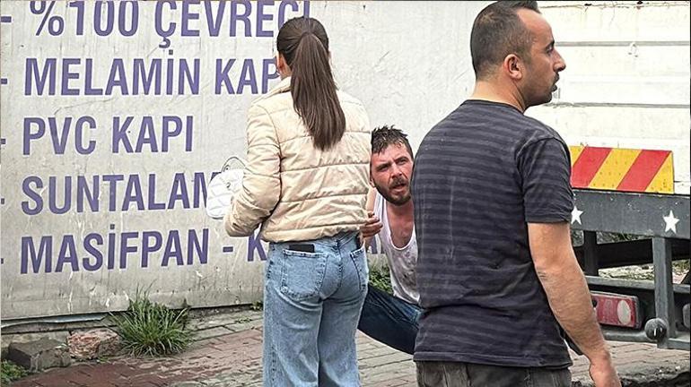 Kağıthanede orman ürünleri deposunda yangın çıktı İşçiler dumandan etkilendi
