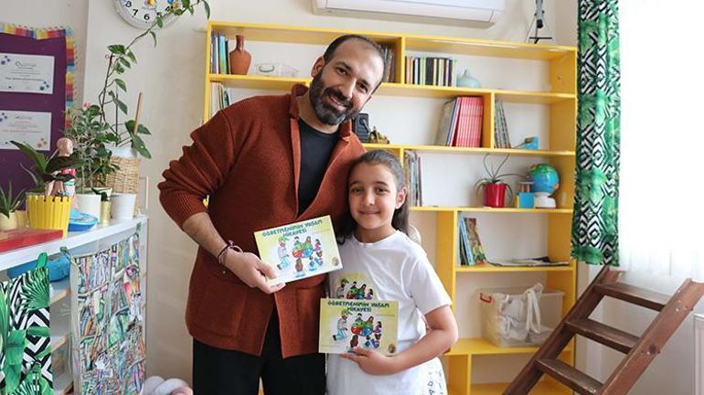 Okuma yazmayı öğrenir öğrenmez kitap yazdı: 7 yaşındaki Zeynepten öğretmenine unutulmaz hediye