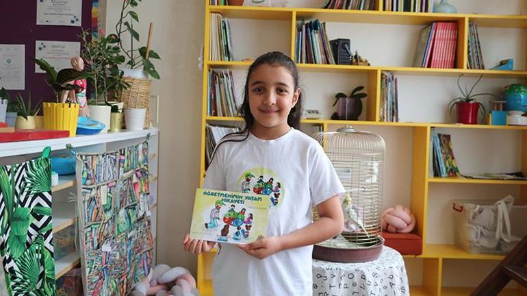 Okuma yazmayı öğrenir öğrenmez kitap yazdı: 7 yaşındaki Zeynepten öğretmenine unutulmaz hediye