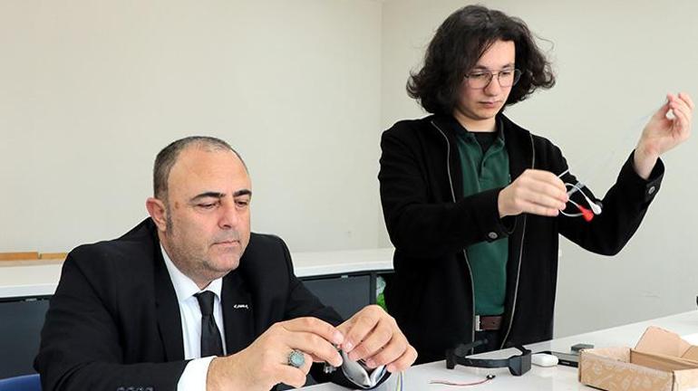 Liseli öğrenci dedesinden etkilenerek icat yaptı Kayseriden Amerikaya gidiyor