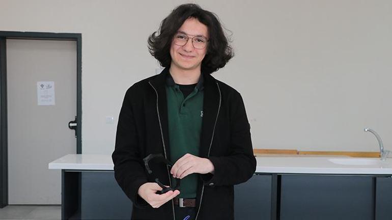 Liseli öğrenci dedesinden etkilenerek icat yaptı Kayseriden Amerikaya gidiyor