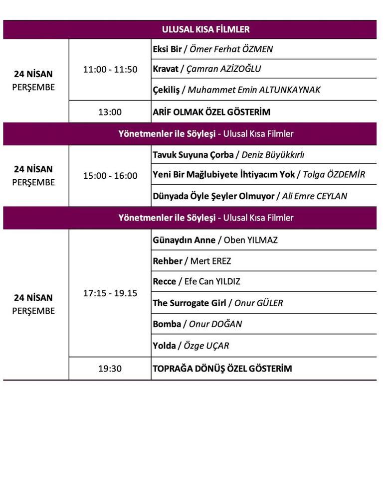 TAYF Uluslararası Kısa Film Festivalinde final için geri sayım başladı