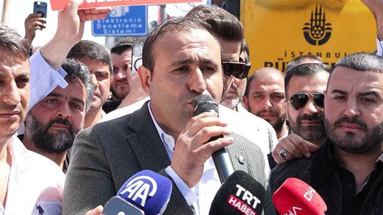 Özel Halk Otobüsü Şoförleri, Saraçhanede İBByi protesto etti