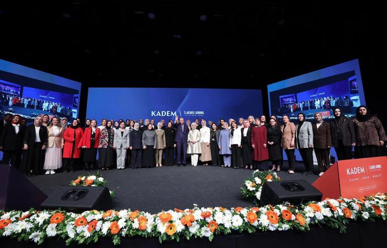Emine Erdoğan, Kadın ve Demokrasi Vakfının yeni yönetimini tebrik etti