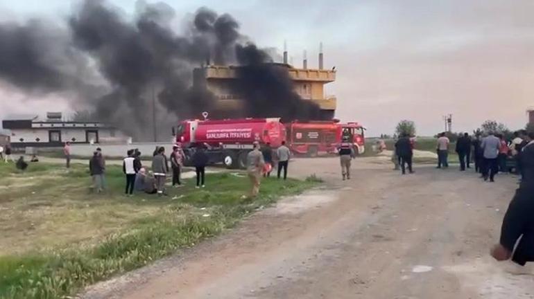 Şanlıurfada korkunç olay Ölüm haberi geldi evi ateşe verdiler