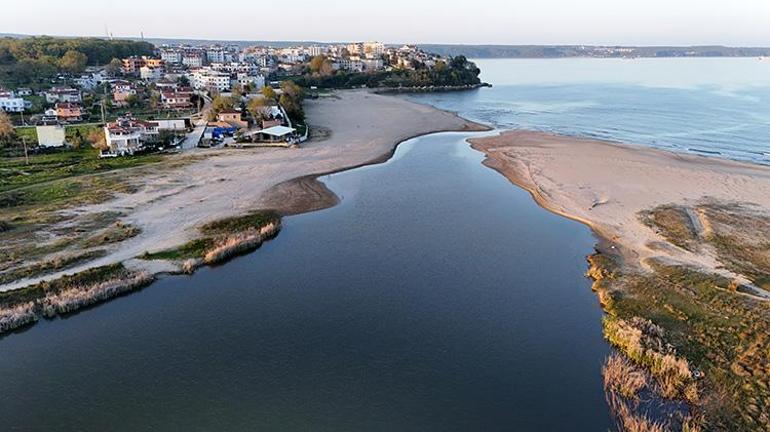 Kırklarelinde mucize gerçekleşti Deniz ve göl birleşti