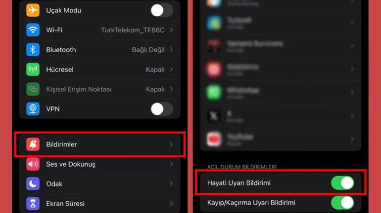 Deprem bildirimi almak için bu ayarları yapın Hayat kurtaran uygulamaları telefondan silmeyin