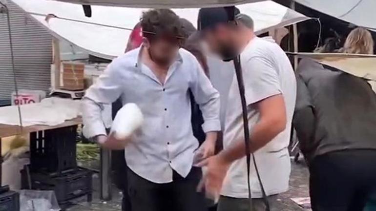 Adanada yağmurdan ve doludan sonra ilginç görüntüler Çocuklar yüzdü, büyükler doluyu sattı