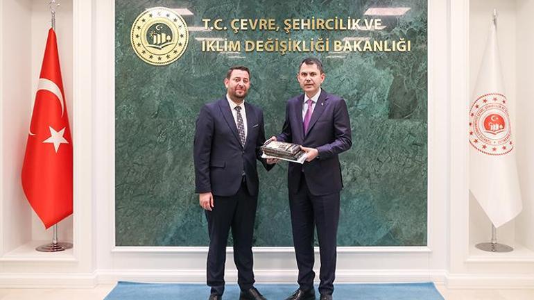 TİPli Samandağ Belediye Başkanı’ndan Bakan Kurum’a teşekkür ziyareti