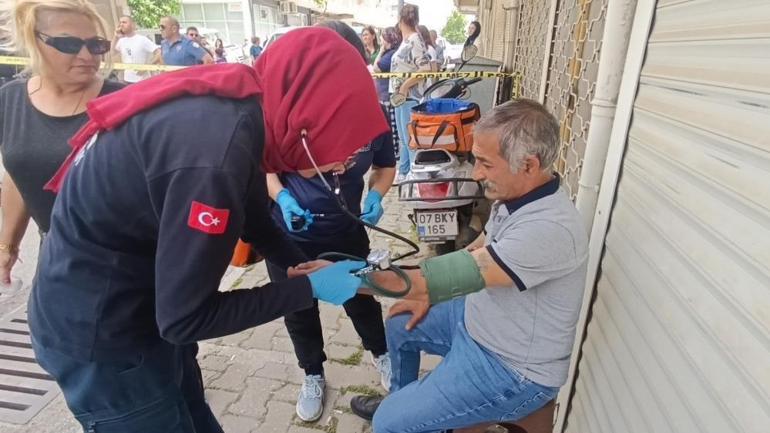 Antalyada 4 katlı binada yangın paniği
