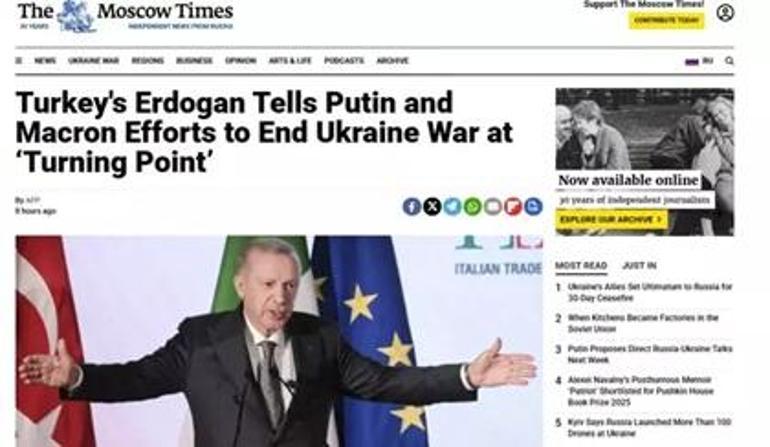 İstanbulu dünya basınının birinci gündem maddesi oldu Putin gelecek mi Üç kelimelik cesur mesaj