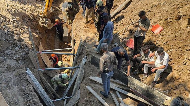 Çekmeköyde inşaat alanında göçük 1 işçi hayatını kaybetti