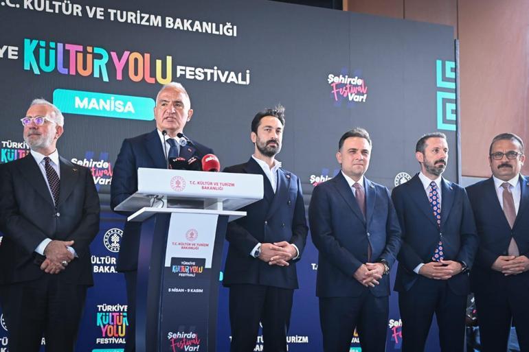 Manisada Türkiye Kültür Yolu Festivali başladı Bakan Ersoy: Ekonomi ve turizm için ciddi kazanım olacak
