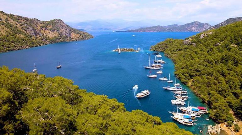 Göcek koylarında müzik yasağı Deniz Kaplumbağalarının yaşam alanları korunuyor