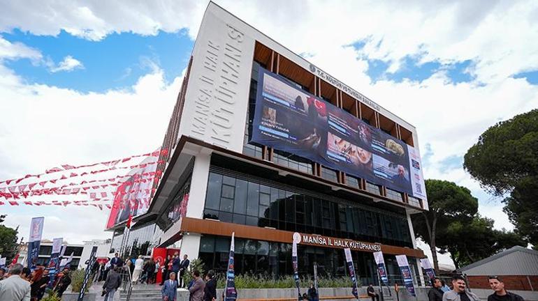 Manisa İl Halk Kütüphanesi açıldı Bakan Ersoy: 3 alanda tüm zamanların rekorları kırıldı