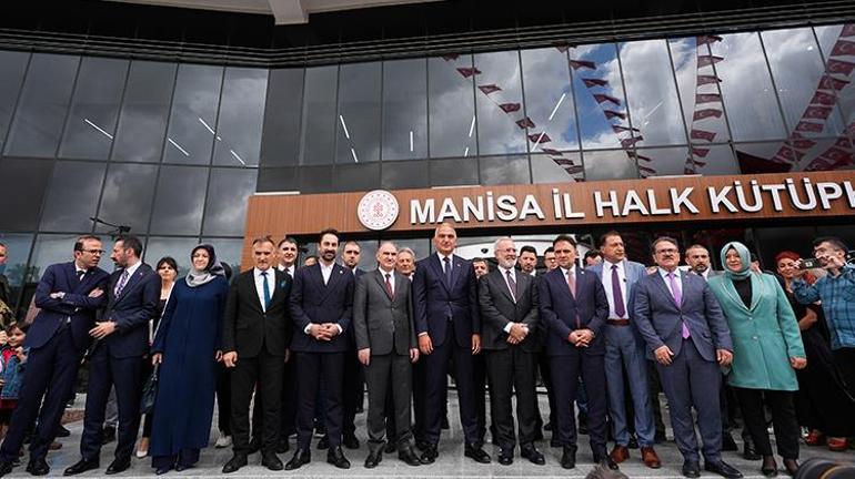 Manisa İl Halk Kütüphanesi açıldı Bakan Ersoy: 3 alanda tüm zamanların rekorları kırıldı