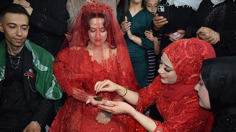 Batmanda sessiz çiftetelli Farkındalık oluşturmak için örnek kına töreni