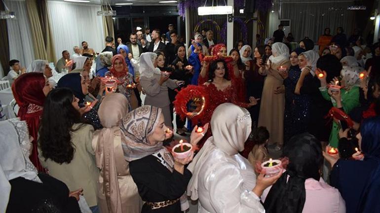 Batmanda sessiz çiftetelli Farkındalık oluşturmak için örnek kına töreni