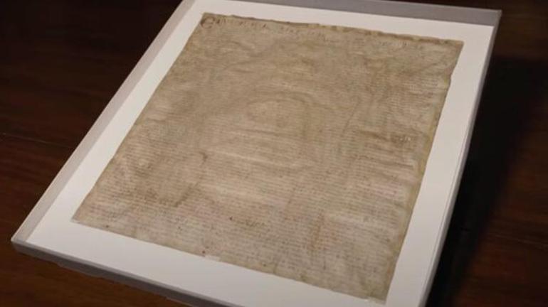 Üniversitenin kopya olduğunu tahmin ederek 27 dolara aldığı tarihi belge gerçek çıktı