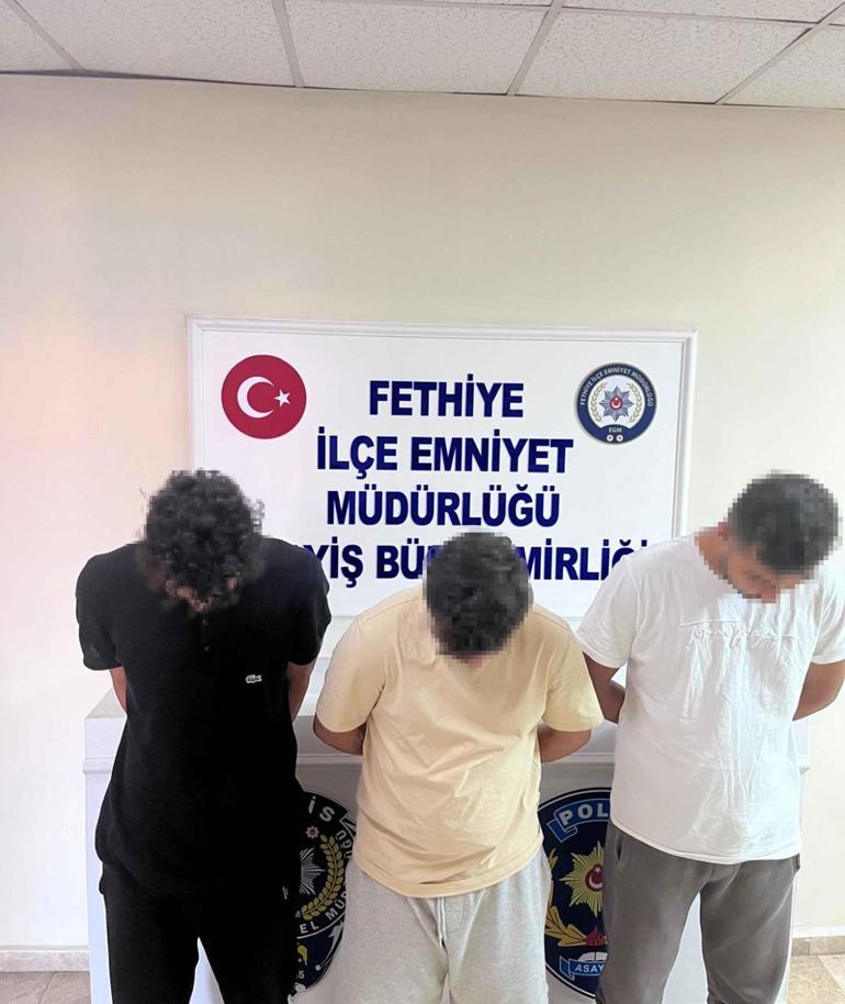 Genç kadına dehşeti yaşatmışlardı Şok görüntüler sonrası Muğlada akaryakıt istasyonunda 3 kişi tutuklandı