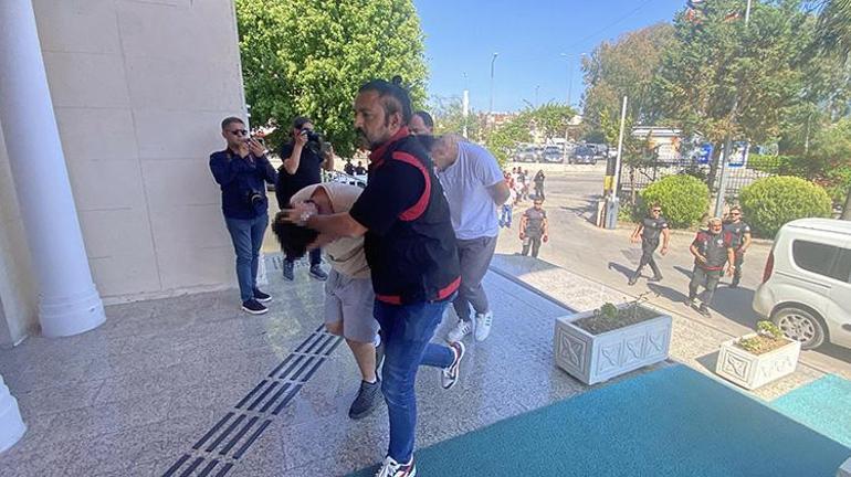 Genç kadına dehşeti yaşatmışlardı Şok görüntüler sonrası Muğlada akaryakıt istasyonunda 3 kişi tutuklandı