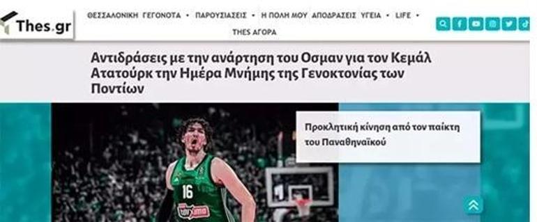 Cedi Osmanın 19 Mayıs paylaşımı Yunanistanda tepki topladı Tahrik edici