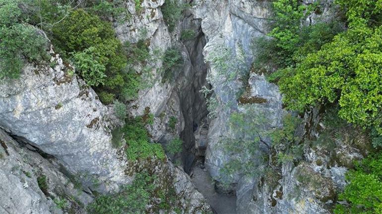 Keşfedilmemiş saklı cennet olarak biliniyor Manisanın saklı kanyonu kurudu