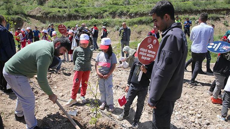 Erzurumda yeni doğan bebekler adına hatıra ormanı oluşturuldu