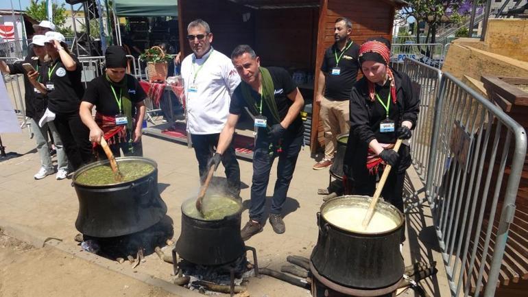 Giresunun yöresel lezzetleri gastronomi festivalinde Vejetaryen lezzetler ilgi odağı oldu