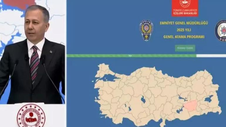 Polis atamalarında yeni dönem Bakan Yerlikayadan uygulamalı açıklama