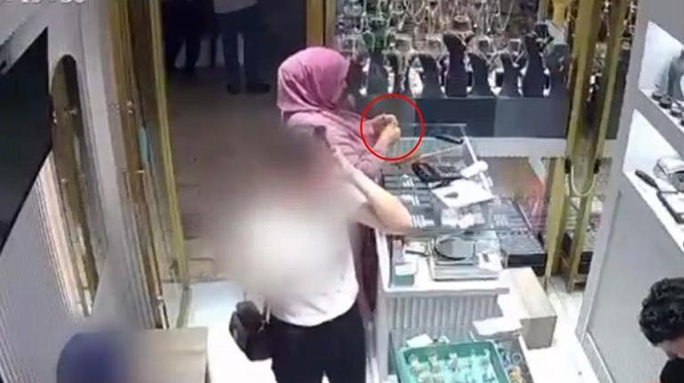 Bursada pes dedirten hırsızlık: Kuyumcudan bileklik çaldı, O anlar kamerada