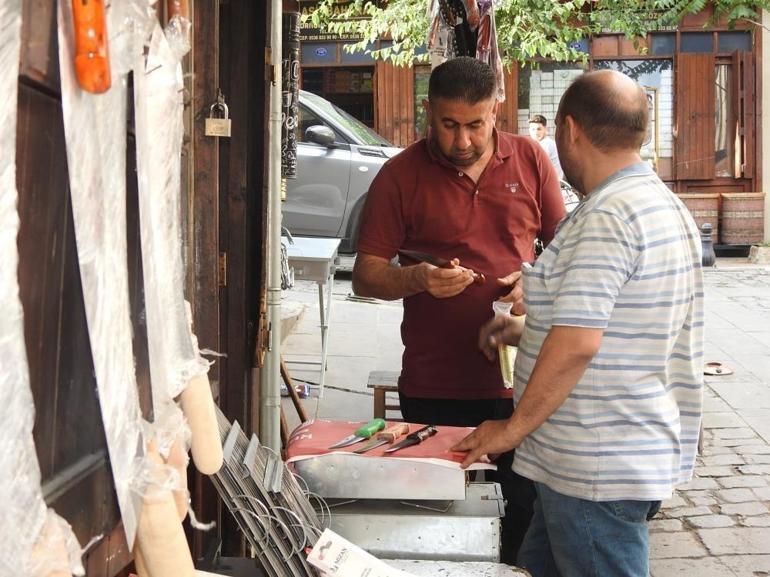 Gaziantepte bıçakçıların Kurban Bayramı mesaileri yoğunlaştı