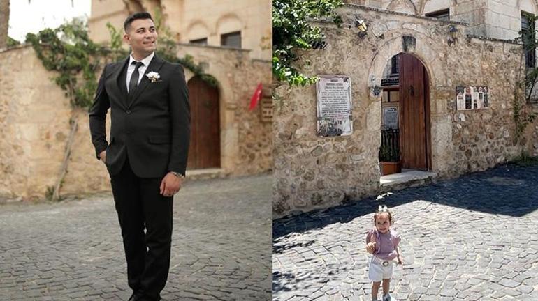 Adanalı şehidin eşi, düğün fotoğraflarını minik kızıyla çektirdi Daha beraber 1 defa kutlayamamıştık canımın içi