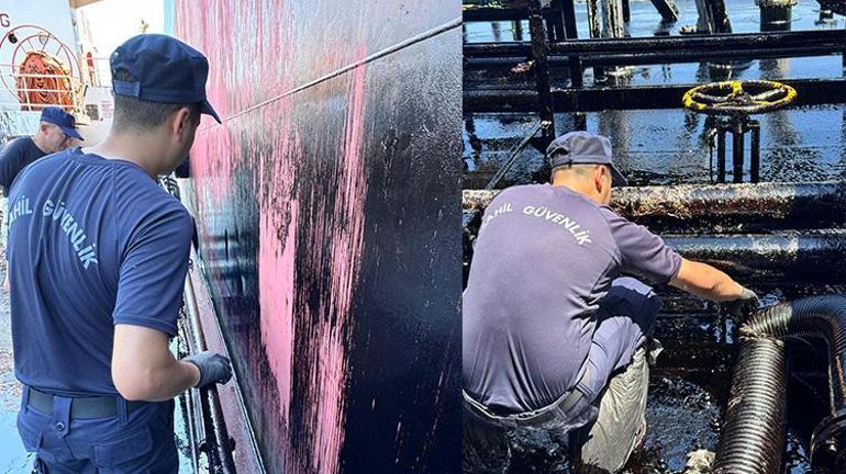 Ege Denizini kirleten Türk bayraklı gemiye 8 milyon lira ceza yazıldı
