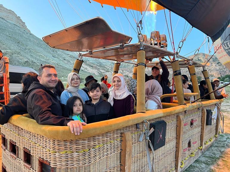 Kapadokya’da bayram tatili yoğunluğu Her yer doldu taştı