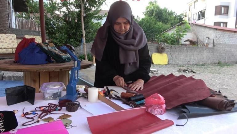 Samsunlu Gelin Ayşeden örnek davranış Kendini geliştirdi evinde üretim tesisi kurdu