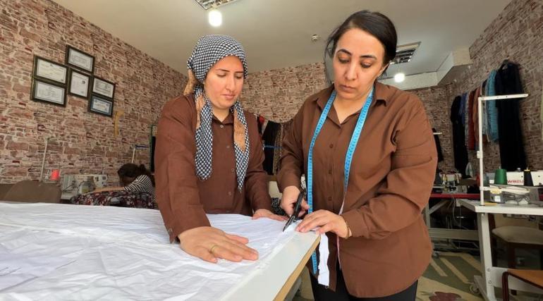 4 çocuk annesinden istihdam Açtığı iş yeri ekmek kapısı oldu