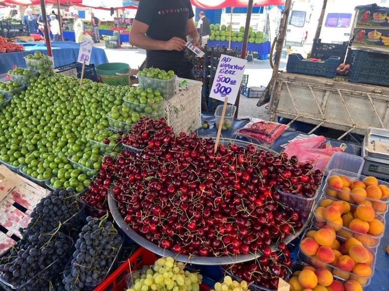 Eskişehirde kirazın tanesi 10 lira Esnaftan olayla ilgili açıklama geldi