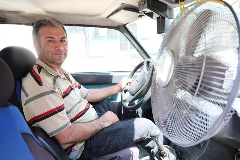 Adanalı sürücüden sıcağa karşı pratik çözüm: Sadece 5 bin lira masraf yaptı, Adana sıcağında kavrulmaktan kurtuldu