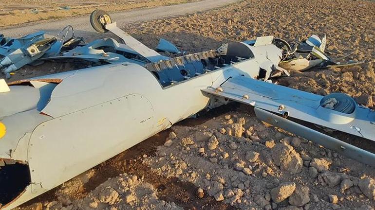 İran, düşürdüğü İsrail İHAsının görüntülerini paylaştı