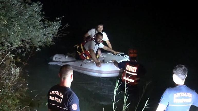 Antalyada piknikçilere baraj şoku Su seviyesi yükseldi mahsur kaldılar