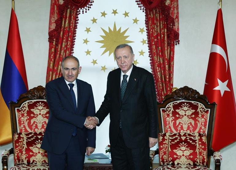 Cumhurbaşkanı Erdoğan Ermenistan Başbakanı Paşinyanı kabul etti