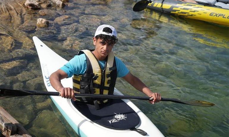 Erzincanlıları kano heyecanı sardı Eğitim başladı