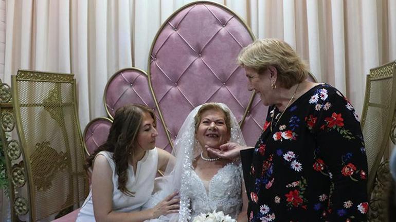 Adanada gelinlik giyme hayalini damatsız gerçekleştiren yaşlı kadından acı haber Huzurevinden çıktı bakkala gideceğim dedi