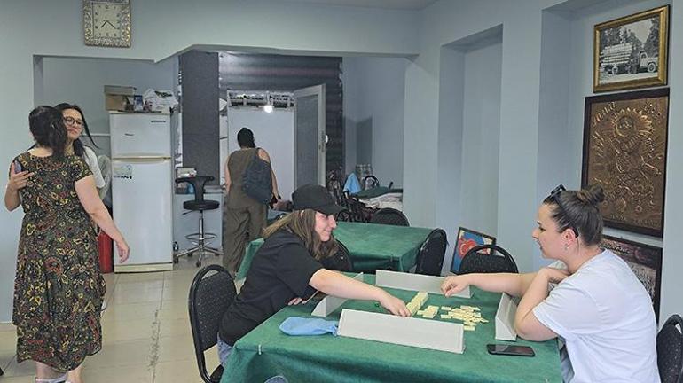Karabükte bu kahvehane kapılarını kadınlara açtı Ev hanımları akın ediyor