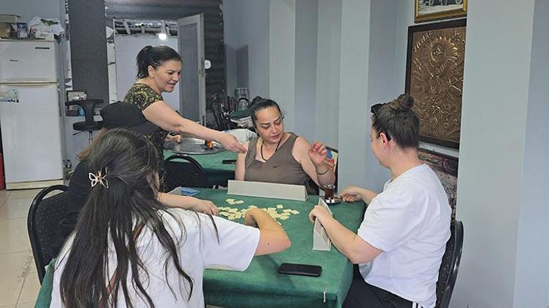 Karabükte bu kahvehane kapılarını kadınlara açtı Ev hanımları akın ediyor