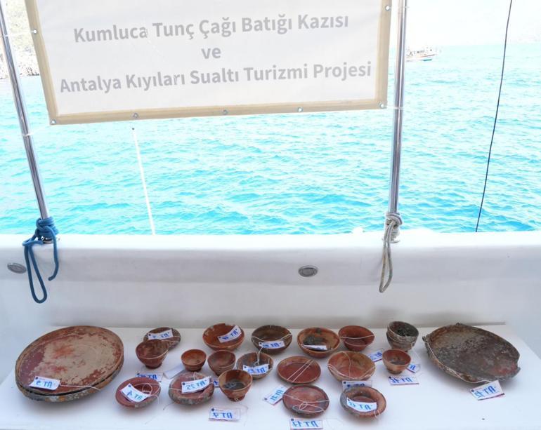 Seramik batığında tarihe yolculuk: Bakan Ersoy sualtındaki kazı çalışmalarını yerinde inceledi