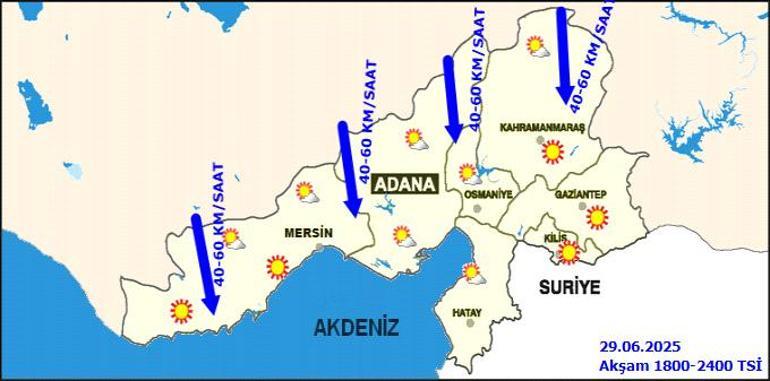 Adanada fırtına alarmı MGM duyurdu, bu akşam başlıyor, saatlerce sürecek