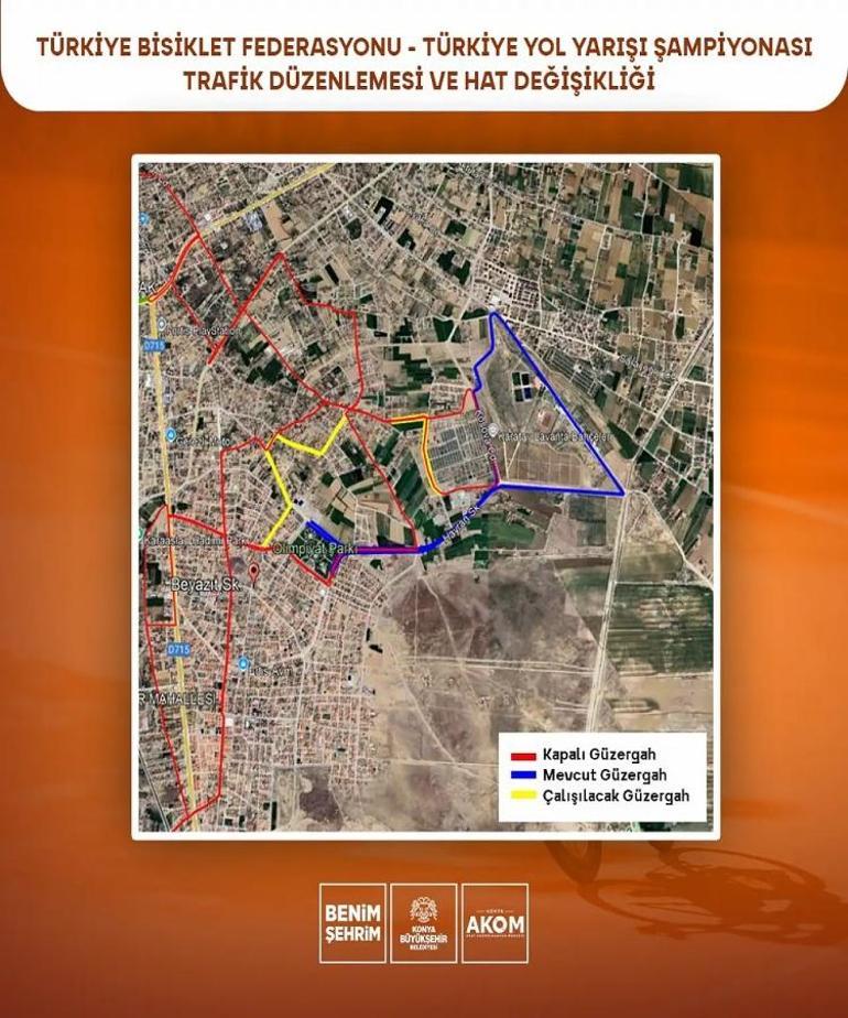 Konyada yollar kapandı, otobüs hatları değişti İşte geçici güzergahlar